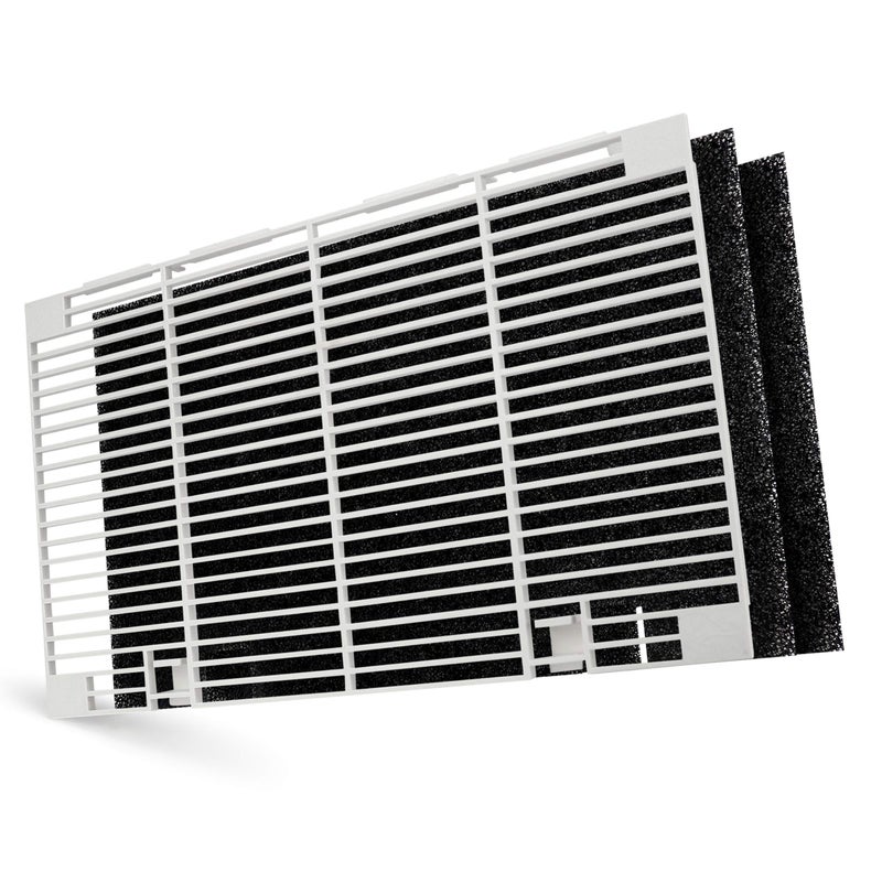 Camp'N RV AC Grille Replacement - Dometic 3104928.019 AC Air Grille Duo-Therm Compatible with 2 Replacement Filters - Polar white - Image 1